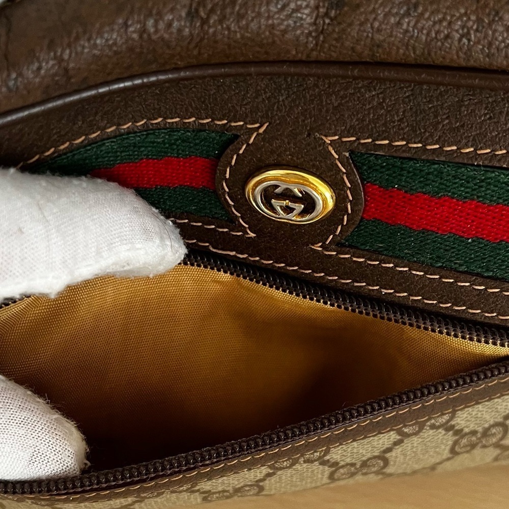 ❗️SOLD❗️Gucci Crossbody Sherry Line Ophidia Italy Authentic Circa 1980’s - Picture 13 of 16